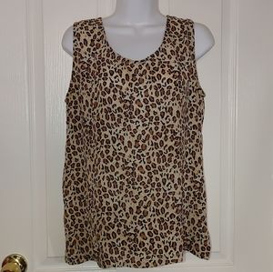 Leopard-print camisole large